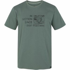 Hannah ALSEK Pánské tričko s krátkým rukávem, zelená, veľkosť L