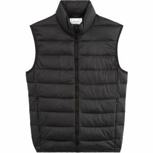 CELIO BULOCK Pánská prošívaná vesta, černá, veľkosť L