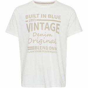 BLEND REGULAR FIT Pánské tričko, bílá, velikost XL