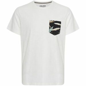 BLEND REGULAR FIT Pánské tričko, bílá, veľkosť M