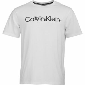 Calvin Klein ESSENTIALS PW S/S Pánské tričko, bílá, veľkosť XXL