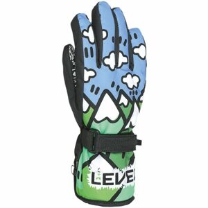 Level JUNIOR Dětské rukavice, černá, velikost vi
