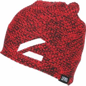 Level RICE Zimní čepice, červená, veľkosť UNI