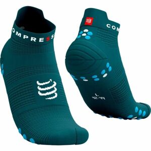 Compressport PRO RACING SOCKS V4.0 RUN Běžecké ponožky, tmavě zelená, velikost T3
