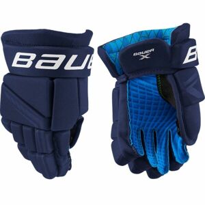 Bauer X GLOVE YTH Dětské hokejové rukavice, tmavě modrá, velikost 9
