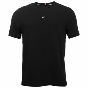 Tommy Hilfiger ESSENTIALS SMALL LOGO S/S TEE Pánské tričko, černá, veľkosť XXL