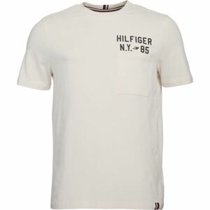 Tommy Hilfiger GRAPHIC S/S TEE Pánské tričko, bílá, velikost L