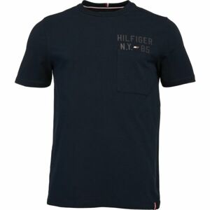 Tommy Hilfiger GRAPHIC S/S TEE Pánské tričko, tmavě modrá, velikost