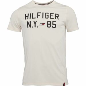 Tommy Hilfiger GRAPHIC S/S TRAINING TEE Pánské tričko, bílá, veľkosť M