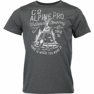 ALPINE PRO XOFEN Pánské triko, šedá, veľkosť XL