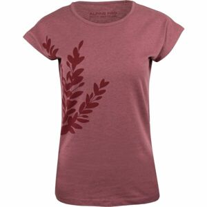 ALPINE PRO PODERA Dámské triko, růžová, veľkosť XL