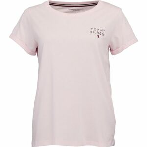 Tommy Hilfiger TH ORIGINAL-SHORT SLEEVE T-SHIRT Dámské tričko, růžová, velikost XS
