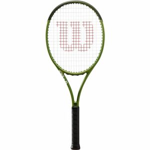 Wilson BLADE FEEL 100 Rekreační tenisová raketa, zelená, velikost 1