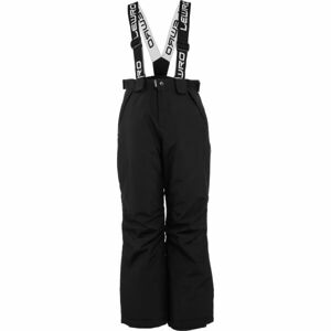 Lewro PAXTON Dětské zimní kalhoty, černá, velikost 116-122