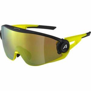 Alpina Sports 5W1NG Q Sluneční brýle, žlutá, veľkosť UNI