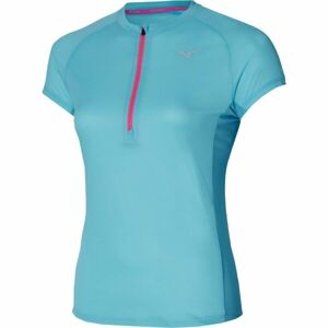 Mizuno TRAIL DRYAEROFLOW HZ TEE Dámské běžecké tričko, světle modrá, velikost XL