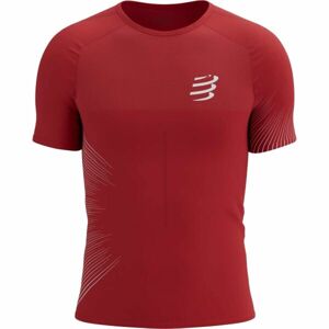 Compressport PERFORMANCE SS TSHIRT M Pánské běžecké triko, červená, veľkosť M