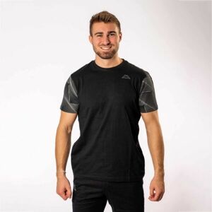 Kappa LOGO ETRO Pánské triko, černá, veľkosť XL