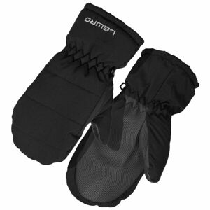 Lewro ZOJDIE Dětské zimní rukavice, černá, veľkosť 4-5