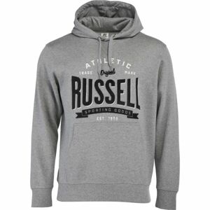 Russell Athletic SWEATSHIRT M Pánská mikina, šedá, velikost L
