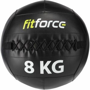 Fitforce WALL BALL 8 KG Medicinbal, černá, velikost 8 KG