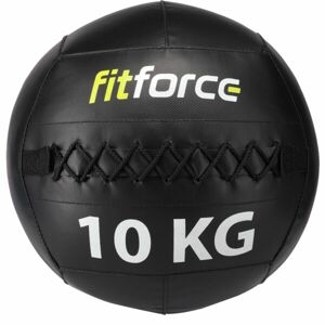 Fitforce WALL BALL 10 KG Medicinbal, černá, velikost 10 KG