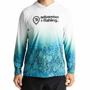 ADVENTER & FISHING UV T-SHIRT Pánské funkční UV tričko, světle modrá, veľkosť S