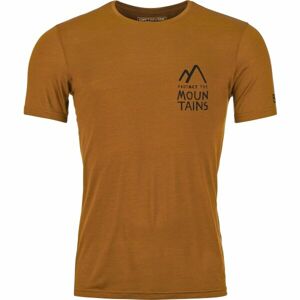 ORTOVOX 120 COOL TEC MTN DUO TS M Pánské triko, oranžová, velikost L