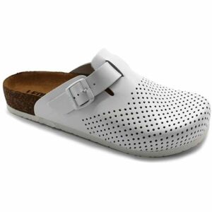 LEONS LEO Pánské pantofle, bílá, velikost 43