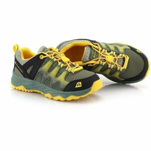 ALPINE PRO ZAHIRO Dětská outdoorová obuv, zelená, velikost 29
