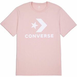 Converse STANDARD FIT CENTER FRONT LARGE LOGO STAR CHEV SS TEE Unisexové tričko, růžová, velikost L