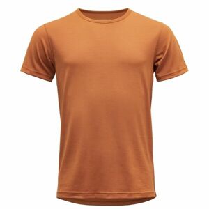 Devold BREEZE MERINO 150 T-SHIRT Pánské triko, oranžová, velikost