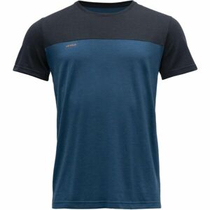 Devold NORANG MERINO 150 Pánské triko, tmavě modrá, velikost S