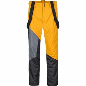 Hannah MENIR Pánské lyžařské kalhoty, oranžová, veľkosť XXL