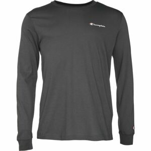 Champion LEGACY Pánské tričko s dlouhým rukávem, tmavě šedá, velikost XL