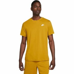 Nike SPORTSWEAR CLUB Pánské tričko, žlutá, velikost 2XL
