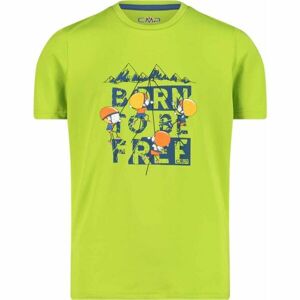 CMP T-SHIRT KID Chlapecké triko, světle zelená, velikost 116