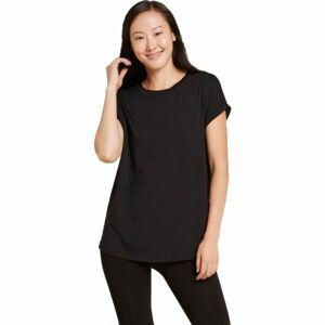 BOODY DOWNTIME LOUNGE TOP Dámské tričko, černá, velikost XS