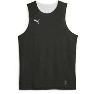 Puma HOOPS TEAM REVERSE PRACTICE JERSEY Pánský basketballový dres, černá, velikost XS