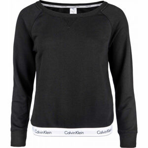 Calvin Klein TOP SWEATSHIRT LONG SLEEVE Dámská mikina, černá, veľkosť S