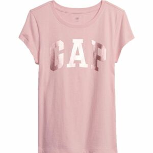 GAP V-FR SS VALUE LOGO TEE Dívčí tričko, růžová, velikost L