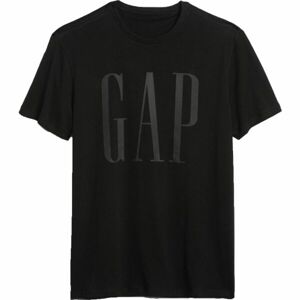 GAP CORP LOGO Pánské tričko, černá, veľkosť L