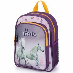 Oxybag KID BACKPACK HORSE Předškolní batoh, fialová, veľkosť UNI