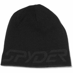 Spyder REVERSIBLE INNSBRUCK Pánská oboustranná zimní čepice, černá, velikost UNI