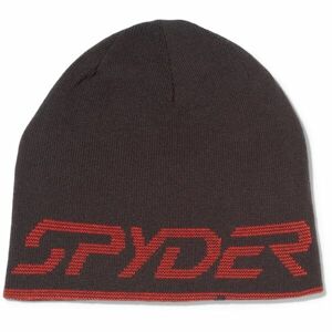 Spyder REVERSIBLE INNSBRUCK Pánská oboustranná zimní čepice, červená, velikost UNI