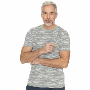 BUSHMAN EXTON Pánské tričko, šedá, velikost L