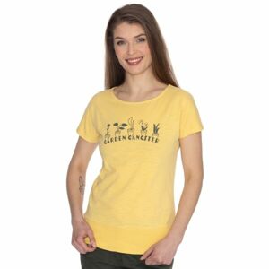 BUSHMAN MARLA Dámské tričko, žlutá, velikost XL