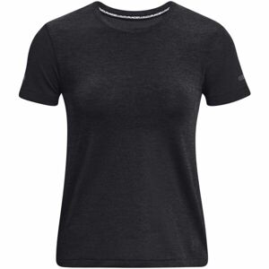 Under Armour SEAMLESS STRIDE Dámské sportovní  tričko s krátkým rukávem, černá, veľkosť L