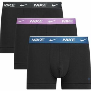 Nike EVERY DAY COTTON STRETCH Pánské boxerky, černá, velikost M