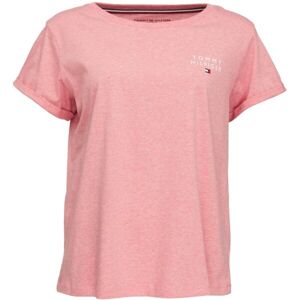 Tommy Hilfiger SHORT SLEEVE T-SHIRT Dámské tričko, růžová, veľkosť L